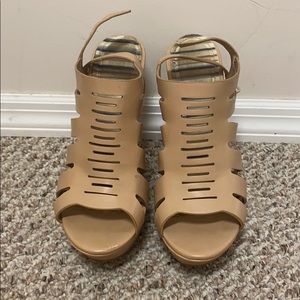 Tan wedges.